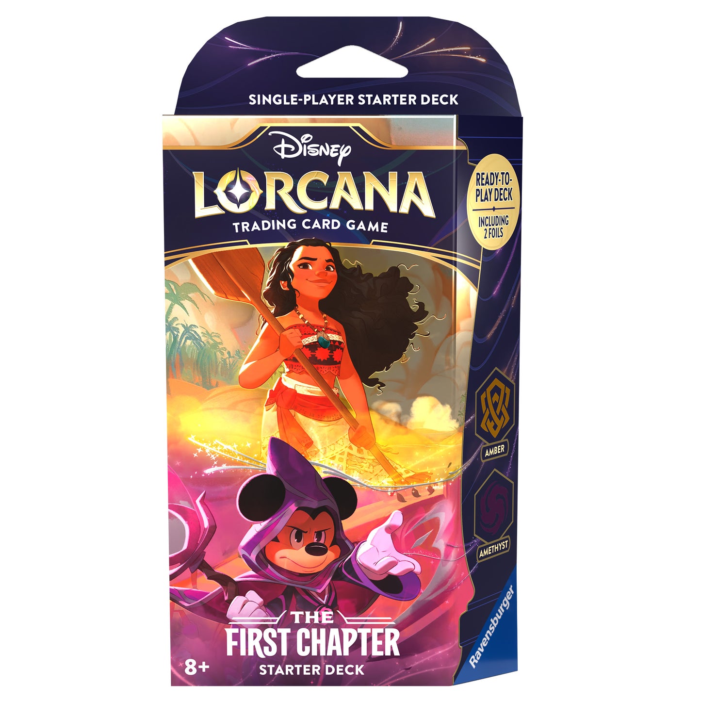 Disney Lorcana: The First Chapter - Starter Deck - Amber & Amethyst (Moana & Mickey)