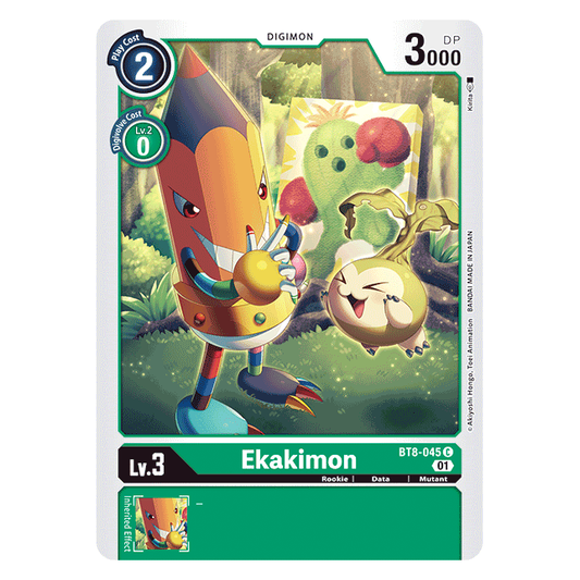 New Awakening BT8-045 - Ekakimon - Digimon Card Game
