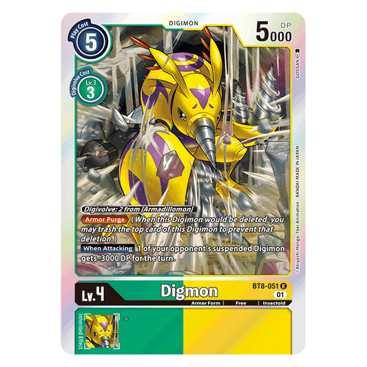 New Awakening BT8-051 - Digmon - Digimon Card Game
