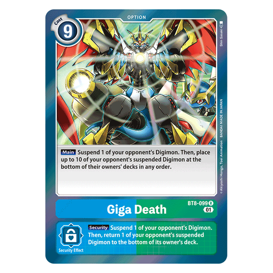 New Awakening BT8-099 - Giga Death - Digimon Card Game