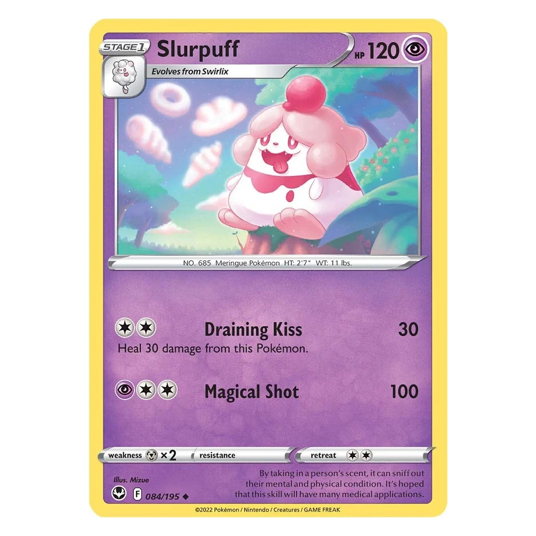 Silver Tempest 084/195 - Slurpuff - Pokemon