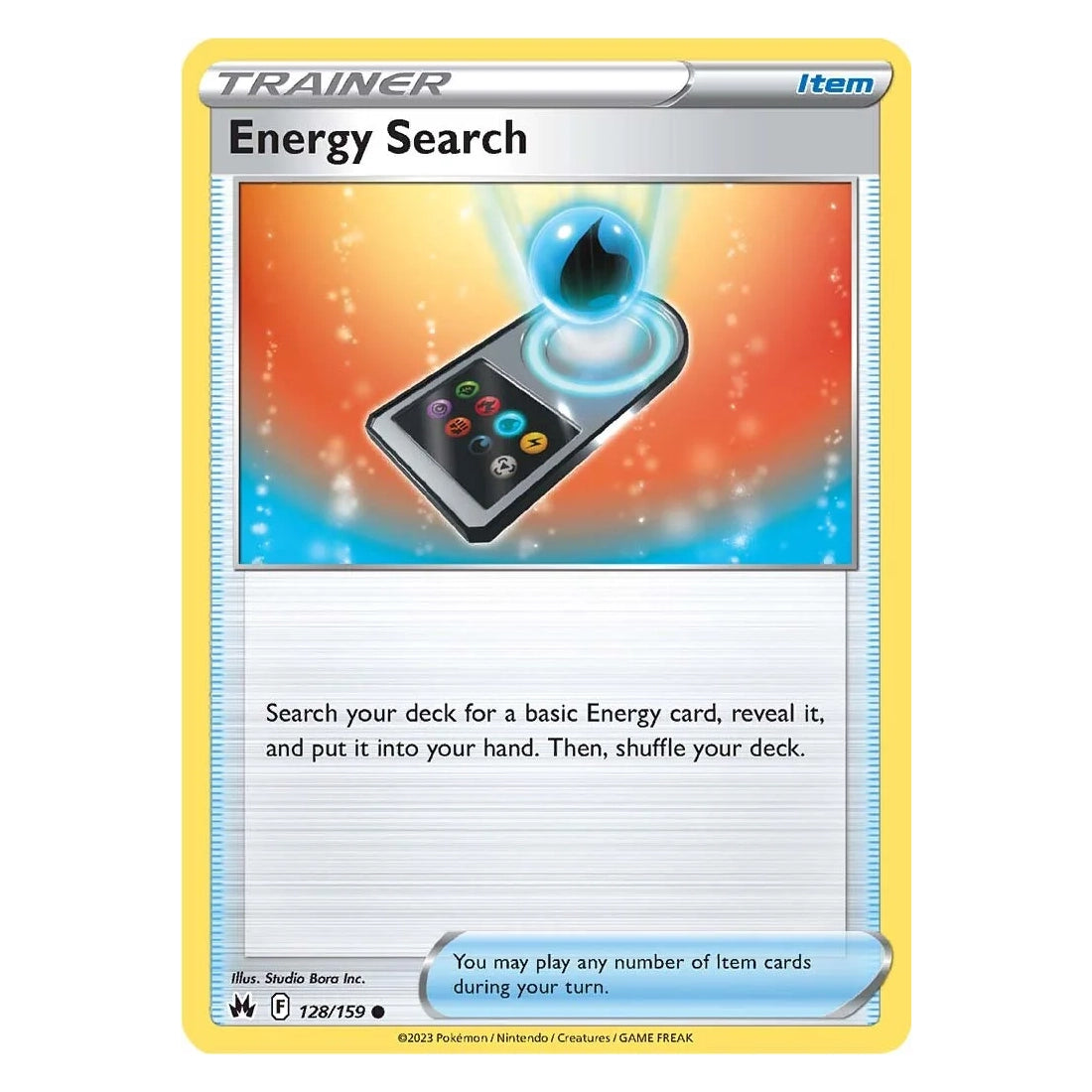 Crown Zenith 128/159 - Energy Search - Pokemon